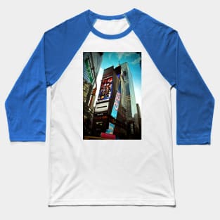 New York City Times Square America Baseball T-Shirt